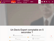 Tablet Screenshot of comptable-en-ligne.fr